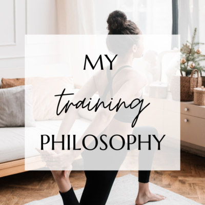 My Training Philosophy